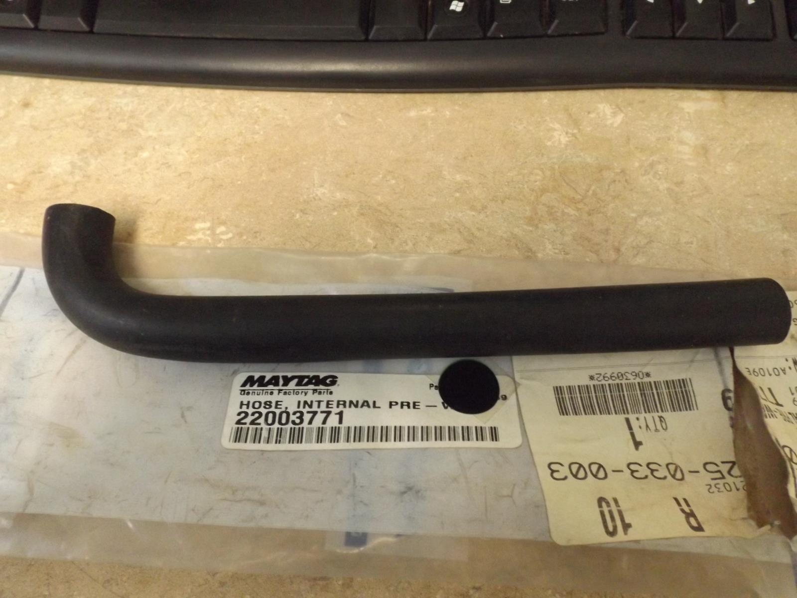 WHIRLPOOL WASHER 22003771 HOSE INTERNAL PRE WASH (NEW) WHIRLPOOL WASHER 22003771 HOSE INTERNAL PRE WASH (NEW)